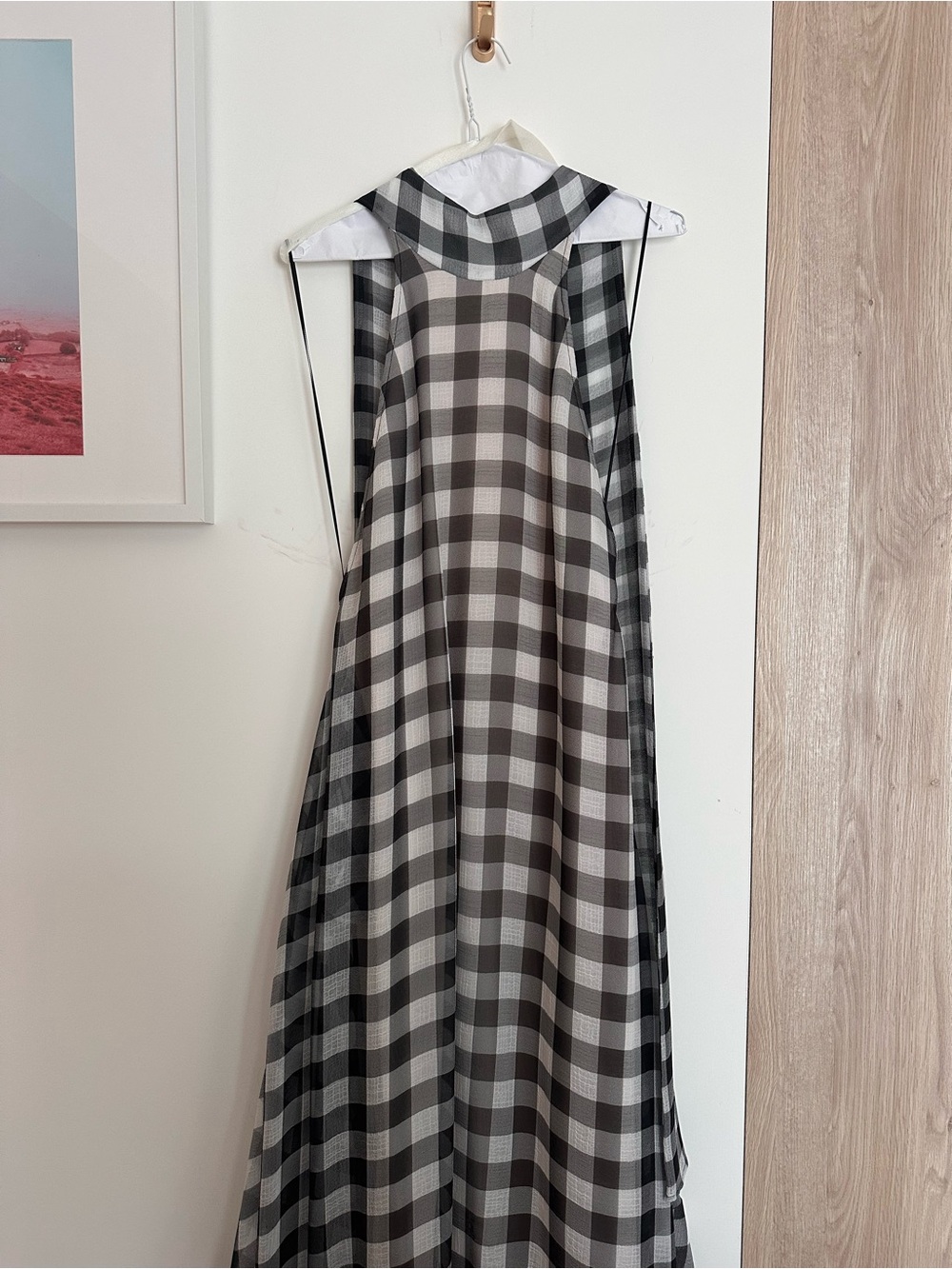 Solace London Halter Neck Bibele Gingham Dress - Picture 6 of 8